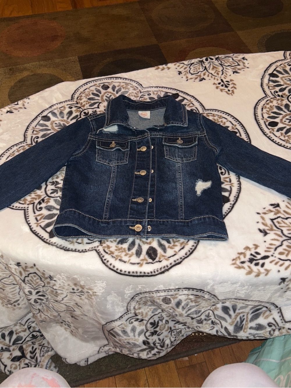 wonder nation Dark Blue Denim Jean Jacket for Kids